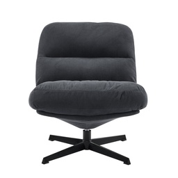 [230043699] Poltrona giratoria Roger gris b/metal