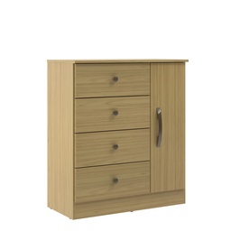 [230044038] Cómoda 4 cajones 1 puerta Lisboa Canary